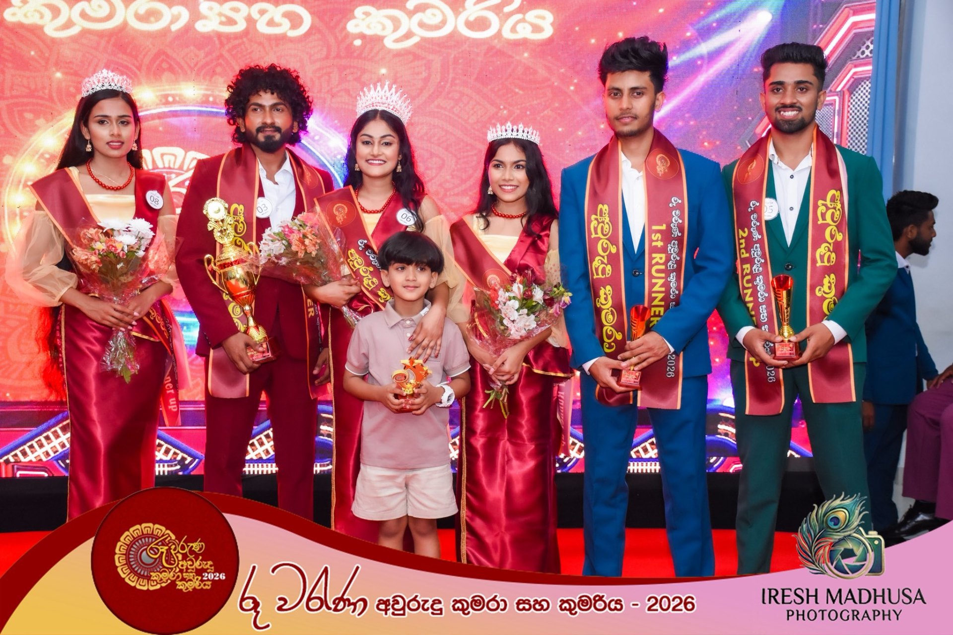 Pageant winners group photo