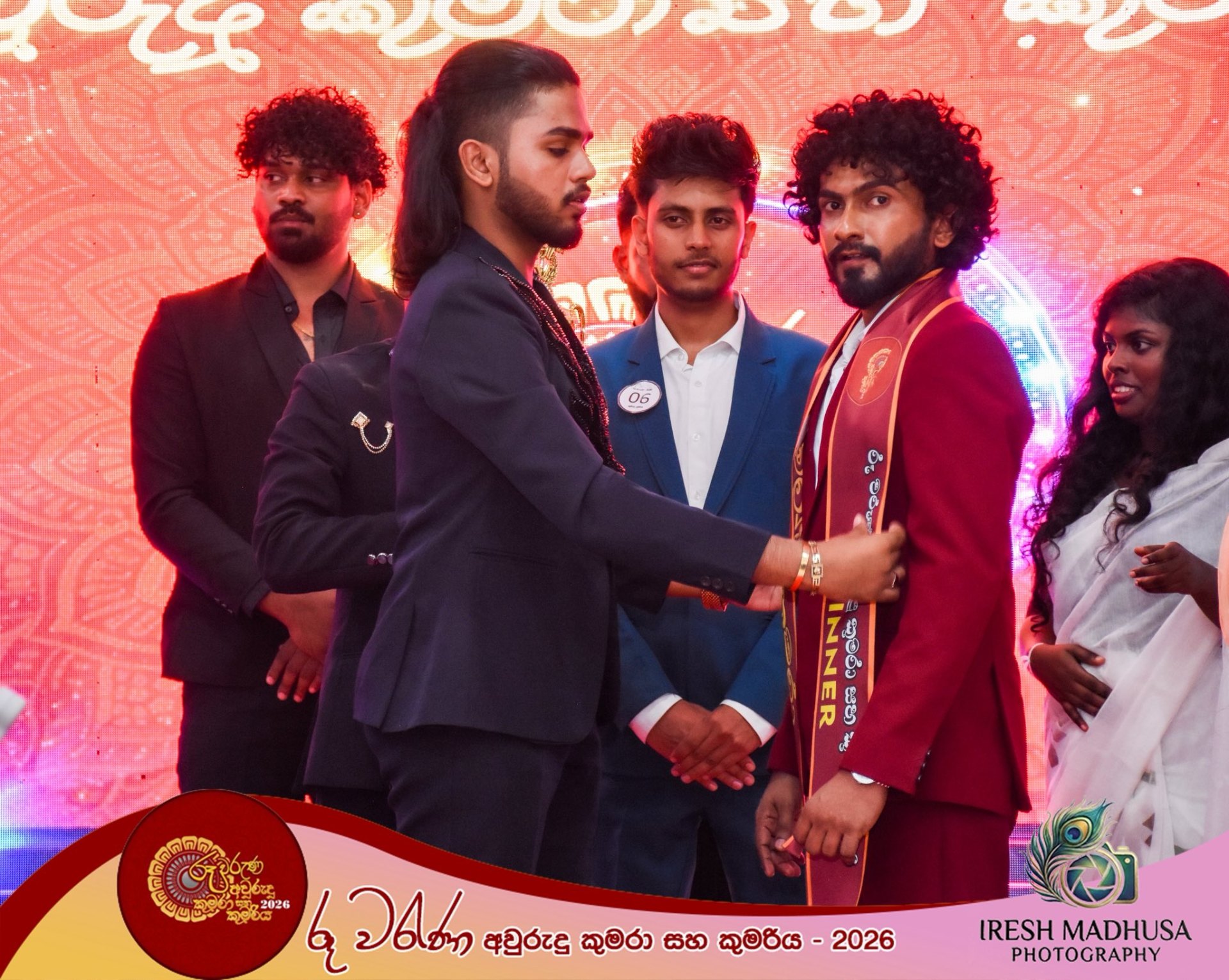 Award presentation handshake